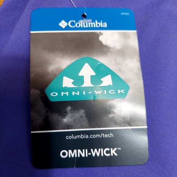 Columbia Women's Hike Legging, Purple Lotus, OMNI-WICK COMFORT 3X Plus New $60 - Picture 5 of 9